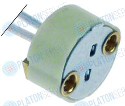 Патрон для лампы цоколь G4/G5,3/G6,35 24В ? 17 В 9мм присоединение кабель 750мм