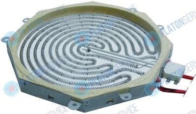 Нагреватель радиационный 8-ми угольн. 3400Вт 230В Д 300мм Ш 300мм контур отопления 2 В 30мм Electrolux 2557
