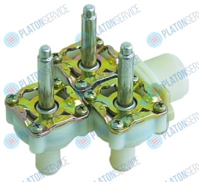 Корпус электромагнитного клапана тройн. углов. 3/4" выход DN10 темп. макс. 90°C