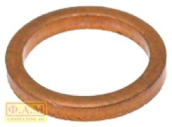 COPPER FLAT GASKET ш 16x12x2 mm  80230040