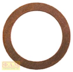 Уплотнитель из меди COPPER FLAT GASKET ш 22x17x1.5 mm  27350002