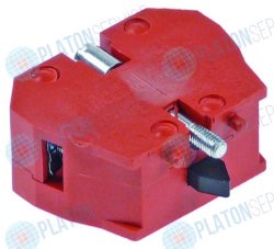 Блок контактный красн. Д 74мм 1NC 1 ? 22 ECX1030