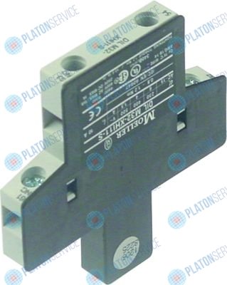 Контакт вспомогательный контакты 1NO/1NC AC15 10А для контактора DIL 17-32