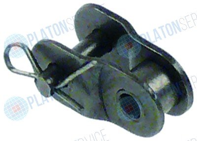 Полузвено цепи одинарн. DIN/ISO 05 B-1 деление  8