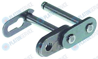 Звено соединительное цепи двойн. DIN/ISO 06 B-2 деление  3/8"