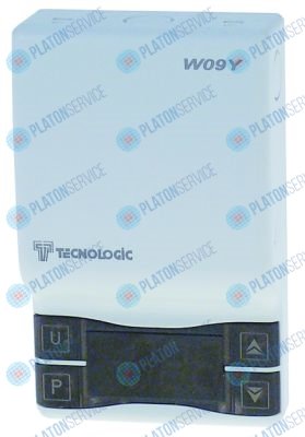 Регулятор электронный TECNOLOGIC W09 HRB 75x122мм 100-240В напряжение переменный ток NTC/PTC