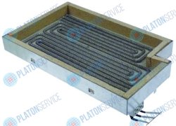 Нагреватель радиационный прямоугольн. 6000Вт 230В Д 405мм Ш 255мм В 45мм контур отопления 3 Electrolux 617838701