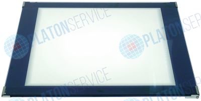 Пластина стеклянная для двери внутри пароконвектомат  Д 573мм Ш 495мм RATIONAL 8474.1336