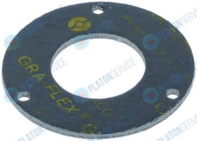 Уплотнитель внеш. ? 87мм внутр.? 43мм графит толщина материала  3мм Electrolux 0C1077