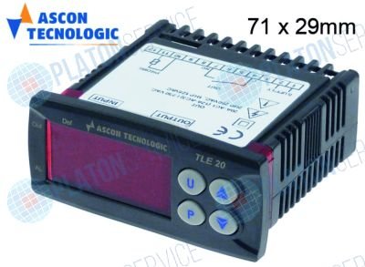Регулятор электронный TECNOLOGIC TLE20DHK 71x29мм 230В напряжение переменный ток NTC/PTC