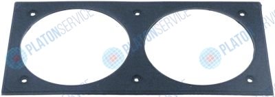 Уплотнитель Д 250мм Ш 125мм внутр.? 107мм толщина материала  5мм Electrolux 0C2812