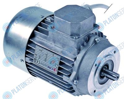 Мотор 550Вт 230/400В 50Гц фазы 3 ? вала 14мм ? фланец 105мм 1400об/мин T71BX4 ? 140 В 170мм