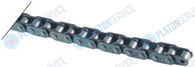 Цепь роликовая DIN/ISO 06 B-1 деление  3/8" / 9,525 мм звенья 48