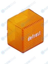 Колпачок для сигнальной лампы 23x23 оранжев. defrost Electrolux 640703800