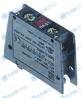 Контакт вспомогательный контакты 1NC AC15 10А для контактора K2/K5 Electrolux 0K8700