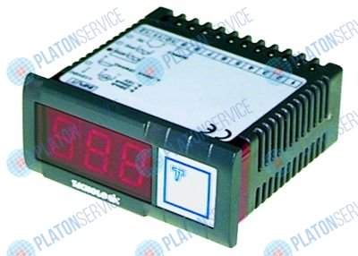 Термометр 71x29мм TECNOLOGIC -100 до +800°C 12В напряжение датчик K род защиты IP65