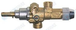 Кран газовый PEL 21S вход для газа M16x1,5 (труба-? 10 мм) 0.4 Electrolux 4961
