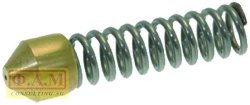 SPRING ш 7x27 mm WITH NOZZLE AND FILTER  80230070
