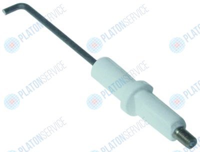 Электрод зажигания Д1 ? 10 присоединение M5 Д2 ? 14 Д1  55мм Д2 10мм ДК 1 22мм ДК 2 22мм Electrolux 45821