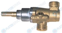 Кран газовый PEL 20N вход для газа M16x1,5 (труба-? 10 мм) 0.4 Electrolux 54166