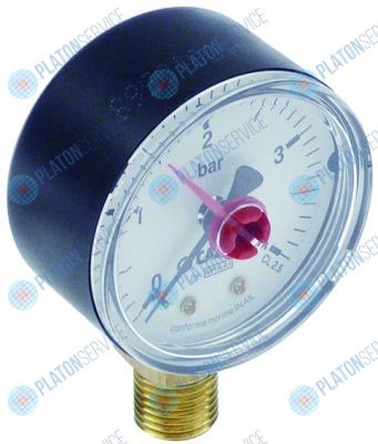 Манометр ? 49 0-4 присоединение снизу маркировка  регулируем. резьба 1/4"