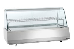 Холодильная витрина 3/1 GN, с закругленным панорамным фронтальным стеклом.