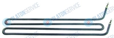 Элемент нагревательный  1500Вт 230В Д 375мм Ш 76мм В 75мм присоединение M5 Electrolux 2559