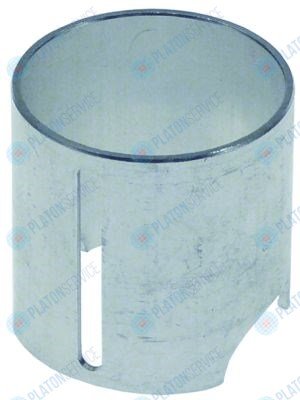 air mixing sleeve L 43mm ED ? 43mm ID ? 40mm aluminium Electrolux 27433