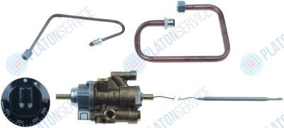 Термостат газовый PEL 25ST 150-290°C вход для газа M16x1,5 ? входа трубы 10мм Electrolux 54635