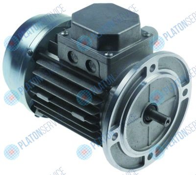 Мотор 250Вт 230/400В 50Гц фазы 3 ? вала 11мм ? фланец 140мм 1400об/мин 63 BA.M.E. фланец B5