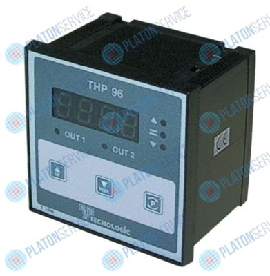 Регулятор электронный TECNOLOGIC THP96DCRR 90x90мм 110/230В напряжение перем. тока/пост. тока TC J/K