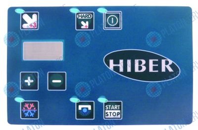 Клавиатура плёночная аппарат шоковой разморозки подходит для HIBER/LAINOX Д 147мм Ш 95мм RA130108