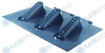 Блок распылительного устройства Д 280мм Ш 205мм дюзы 6 комплект для льдогенератора