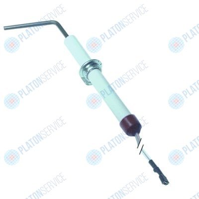 Электрод зажигания длина фланца 24мм ширина фланца 17мм Д1 ? 9.5 Д1  35мм Д2 35мм Electrolux 831804000