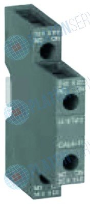 Контакт вспомогательный контакты 1NO/1NC AC1 16А AC15 3А присоединение винтовое соединение