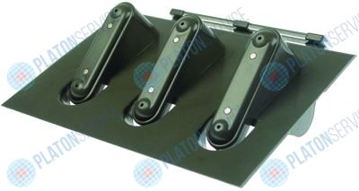 Система распылительная Д 273мм Ш 180мм дюзы 6 комплект для льдогенератора Electrolux 0KM635