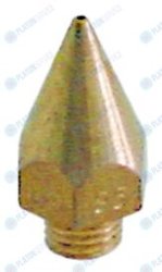 Жиклёр газовый резьба M8x1 ширина зева ключа 12 ? отверстия 0.9мм
