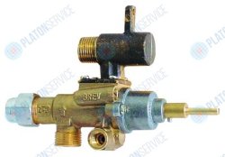 Кран газовый альтернатива EGA GPEL22R с выходом для трубы Electrolux 0G1095