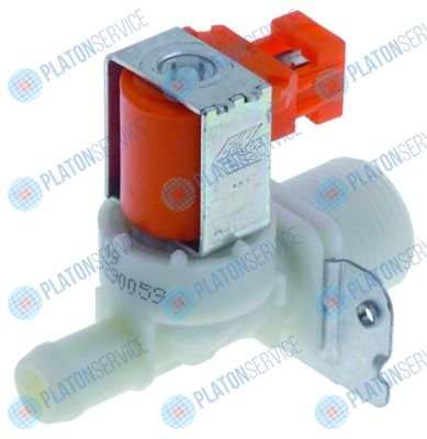 Клапан электромагнитный одинарн. прямой 230 В перем. тока 3/4" выход 14 мм вход  10л/мин Electrolux 0L0568