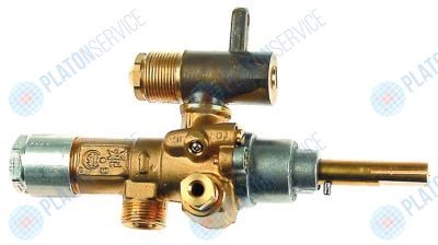 Кран газовый альтернатива EGA GPEL21D с выходом для дюзы  (с дюзой) Electrolux 700231545