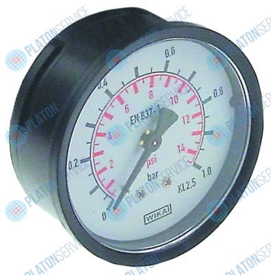 Манометр ? 63 0 до 1 резьба 1/4" Electrolux 700236110