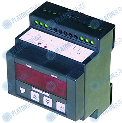 Регулятор электронный TECNOLOGIC TLK35HCRR-----B 70x84мм 100-240В напряжение переменный ток