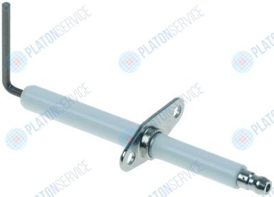 Электрод зажигания длина фланца 38мм ширина фланца 17мм Д1 ? 9.5 Д2 ? 8.5 Д1  10.5мм Electrolux 0C5273