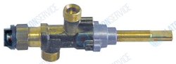 Кран газовый SABAF 11 вход для газа 1/4" (труба-? 6 мм) 0