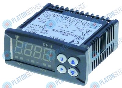 Термометр TECNOLOGIC TLV38FE 71x29мм монтажная глубина 64мм 12В