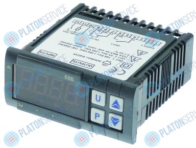 Регулятор электронный TECNOLOGIC 71x29мм 100-240В напряжение переменный ток NTC/PTC выходы реле 2