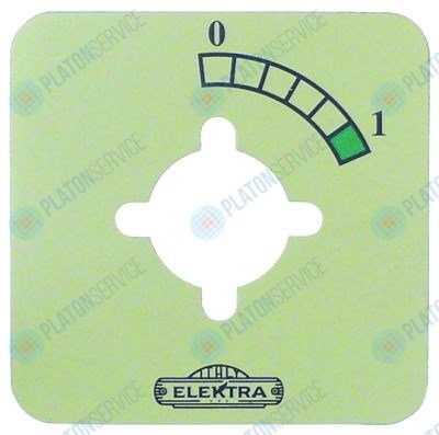 Панелька 0-1 жёлт. ELEKTRA