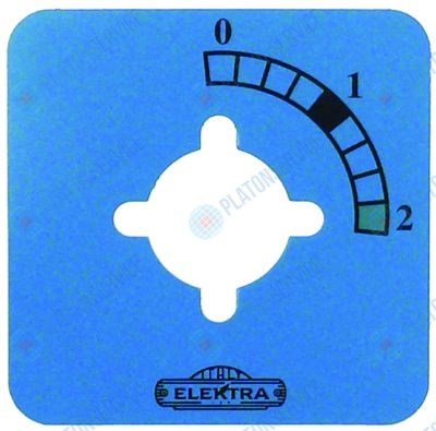 Панелька 0-1-2 голуб. ELEKTRA