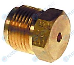 Жиклёр газовый резьба M13x1 ? отверстия 1.1мм ширина зева ключа 13