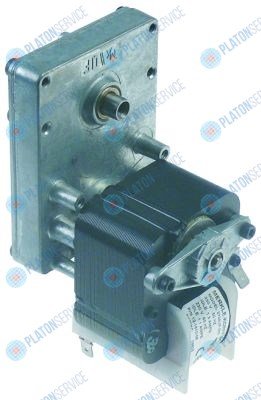 Мотор-редуктор MERKLE 3724UP-350 230В 50/60Гц ? вала 9мм Д 145мм Ш 75мм В 85мм
